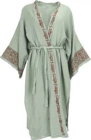 Guru-Shop Kimono Baumwollkimono, Oversize Kimono Mantel,..,