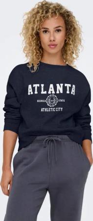 ONLY Longpullover Rundhals langarm kurz locker
