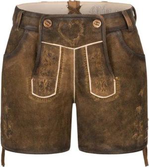Nübler Trachtenlederhose Lederhose Hotpants Tamara in