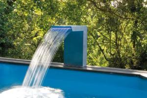 Ubbink Poolwasserfall Straight LED, 72 feine