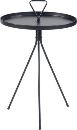 en.casa Beistelltisch, »Odal« rund Metall 65