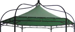 DEGAMO Pavillon-Ersatzdach MODENA, 6-eckig 320cm Durchmesser,