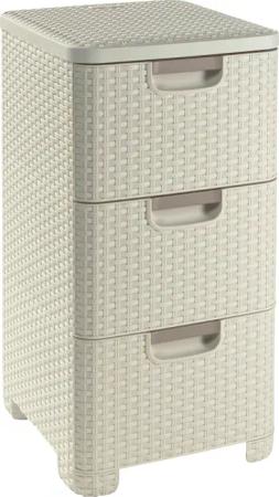 Curver Kommode "Schubladenturm STYLE", creme