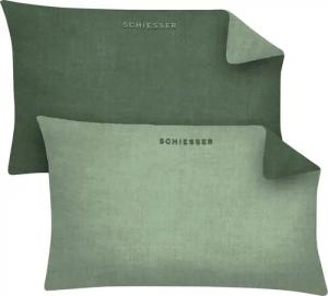 Schiesser Kissenbezüge "Schiesser Feinbiber Doubleface Kissenhüllen 2er Pack", (2 St.), mit toller Wendeoptik
