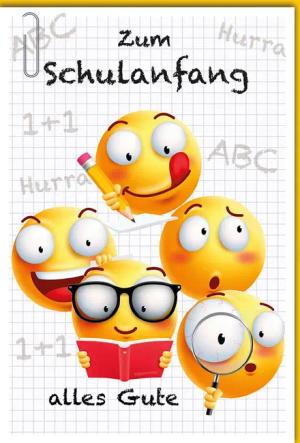 Verlag Dominique Grußkarten Schulanfang - Karte