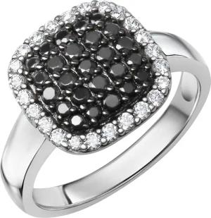 Zeeme Fingerring 925/- Sterling Silber rhodiniert
