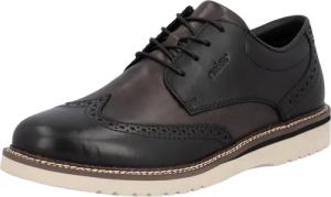 Rieker Schnürschuh Schnürschuh, Business-Schnürer, Lyralochung, in