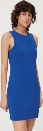 s.Oliver Minikleid Scuba-Kleid aus Modalmix Ziernaht