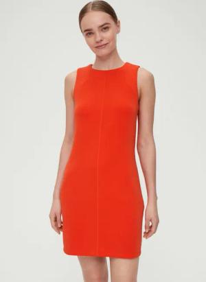s.Oliver Minikleid Scuba-Kleid aus Modalmix Ziernaht