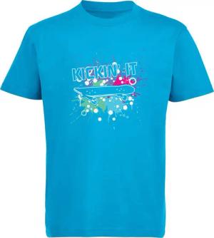 MyDesign24 T-Shirt Kinder Print Shirt Skateboard