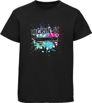 MyDesign24 T-Shirt Kinder Print Shirt Skateboard