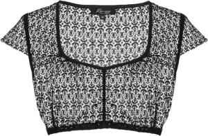 Ramona Lippert Dirndlbluse Wanda schwarz Spitze