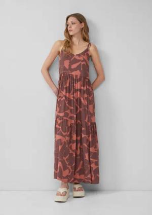 QS Maxikleid Langes Viskosekleid