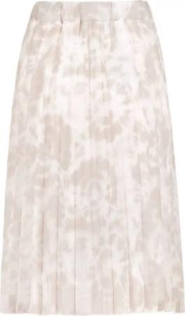 SUBLEVEL Sommerrock Trendiger tie-dye Look, plissiertes