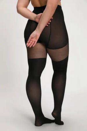 Ulla Popken Feinstrumpfhose Strumpfhose Overknee-Look 20/60
