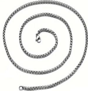 KARMA Edelstahlkette Halskette Herren Damen Halsschmuck