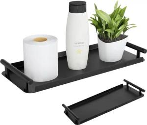 BlingBin Dekotablett Badezimmer Tablett, Metall Deko
