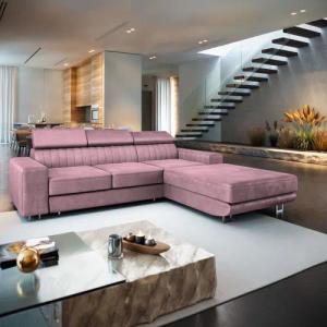 Masseno Ecksofa NOTO mit Schlaffunktion L-Form,