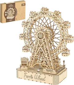 Esun 3D-Puzzle 3D Holzpuzzle, Rotierendes Riesenrad