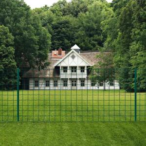 vidaXL Gartenzaun, Metallzaun Stahl 20 x