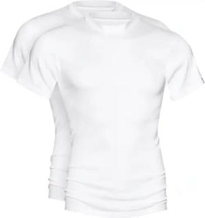 Mey Unterziehshirt "SERIE NOBLESSE", (2er-Pack), ohne Seitennähte, Feinripp, Rundhalsausschnitt, Kurzarm, atmungsaktiv