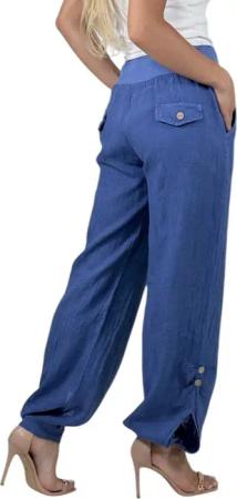 Mississhop Leinenhose 100 % Leinen Sommerhose,