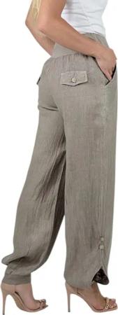 Mississhop Leinenhose 100 % Leinen Sommerhose,