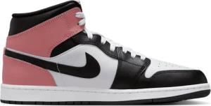 Jordan Aj1 Mid Herren Sneaker - Weiß - Größe 42.5 - Leder, Synthetik