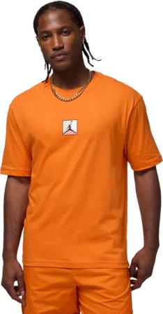 Jordan Brooklyn Herren T-Shirts - Orange - Größe XL - Baumwoll-Jersey