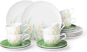 Seltmann Weiden Kaffeeservice Geschirr-Set, 18 Teile,