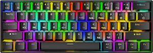 Goldstern-Tech CX23 Kompakte 61-Tasten Kabelose Gaming-Tastatur