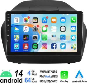 ESSGOO 10'' Android 14 Für Hyundai