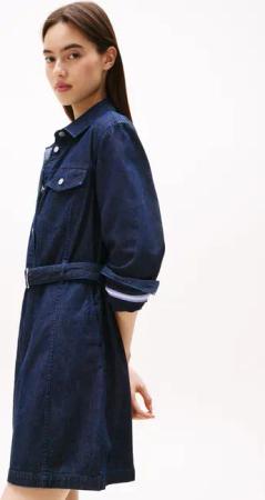 Tommy Jeans Jeanskleid DENIM BELTED DRESS