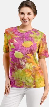 BICALLA T-Shirt Shirt mit Blüten-Muster in