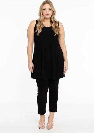 YOEK Bootcuthose Damen Hose Große Größen