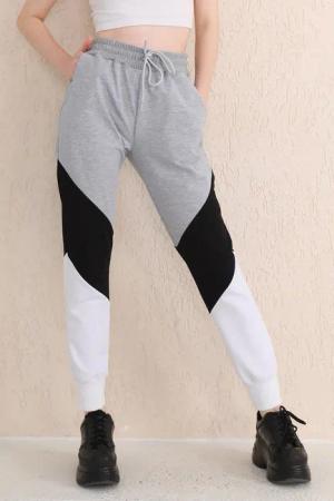 Bongual Sweathose Jogginghose Relaxhose dreifarbig Baumwollmix
