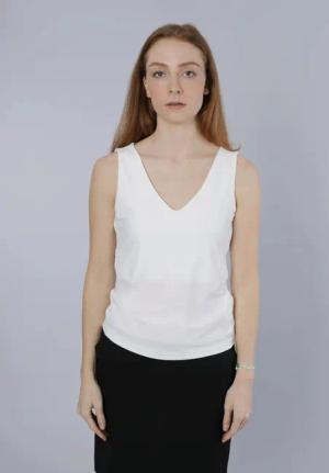 NADINE H Blusentop Kurzes Top OFFWHITE