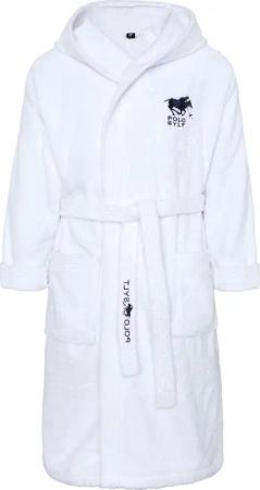 Polo Sylt Bademantel mit Logos, Gürtel