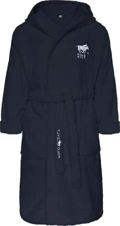 Polo Sylt Bademantel mit Logos, Gürtel