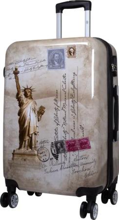 Trendyshop365 Hartschalen-Trolley New York - Freiheitsstatue,