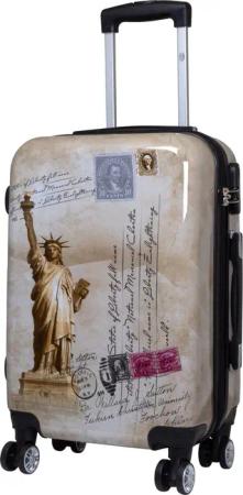 Trendyshop365 Hartschalen-Trolley New York - Freiheitsstatue,