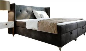 AN-MOEBEL4U Boxspringbett LOTOS in Samtstoff inkl.