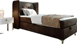 AN-MOEBEL4U Boxspringbett LOTOS in Samtstoff inkl.