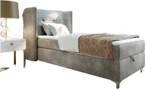AN-MOEBEL4U Boxspringbett LOTOS in Samtstoff inkl.
