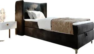 AN-MOEBEL4U Boxspringbett LOTOS in Samtstoff inkl.