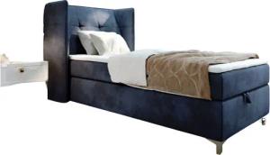 AN-MOEBEL4U Boxspringbett LOTOS in Samtstoff inkl.