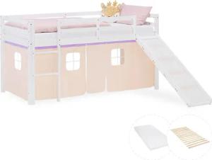 Homestyle4u Hochbett 90x200 Stockbett Kinderbett Holz