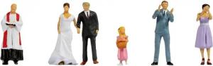 NOCH Modelleisenbahn-Figur TT Hochzeitspaar