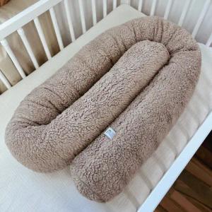 LittleANTunique Nestchenschlange Wickeltischumrandung I Bettschlange Teddy