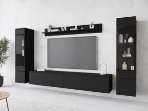 MIRJAN24 Wohnwand Vera II, (4er-Set, Wandregal,